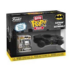 Bitty Pop! Rides: Batman - Armored Batman con Batmobile